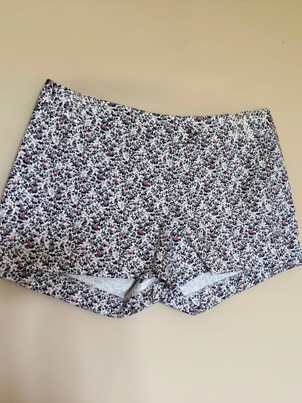 J. CREW Floral Blue & White Summer Shorts - Size 4 - NWT New with Tags